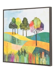 Gallery Home Multicoloured Luminous Vistas Framed Canvas - Image 2 of 2