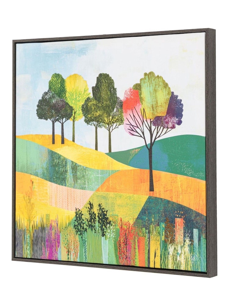 Gallery Home Multicoloured Luminous Vistas Framed Canvas - Image 2 of 2