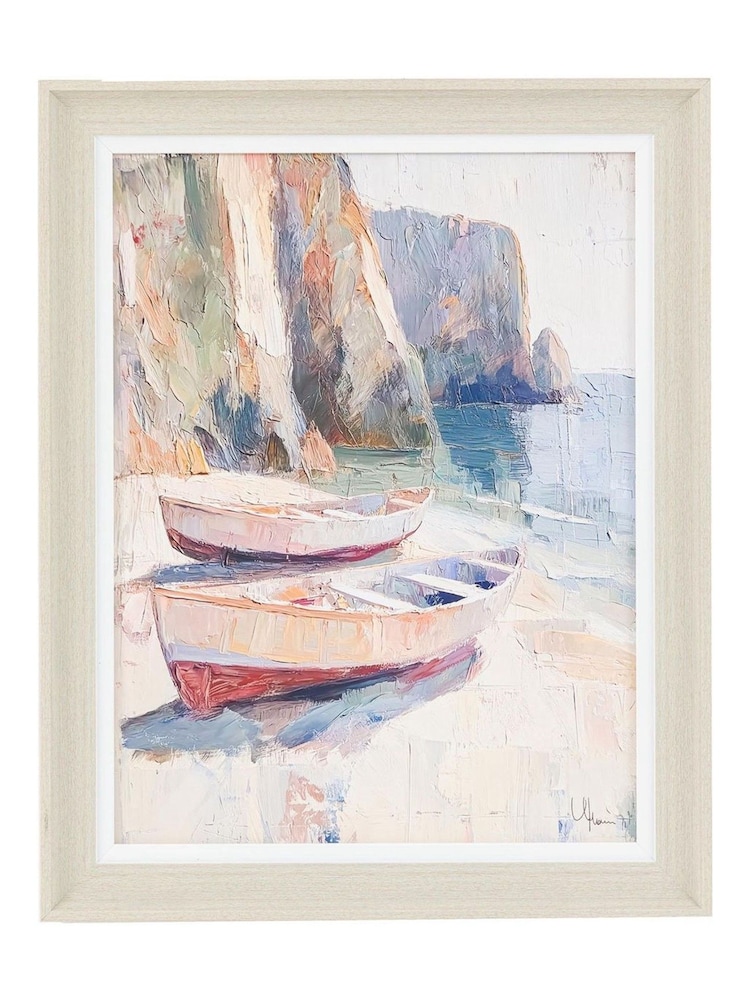 Gallery Home Multicoloured Murmuring Shores Framed Canvas - Image 1 of 2