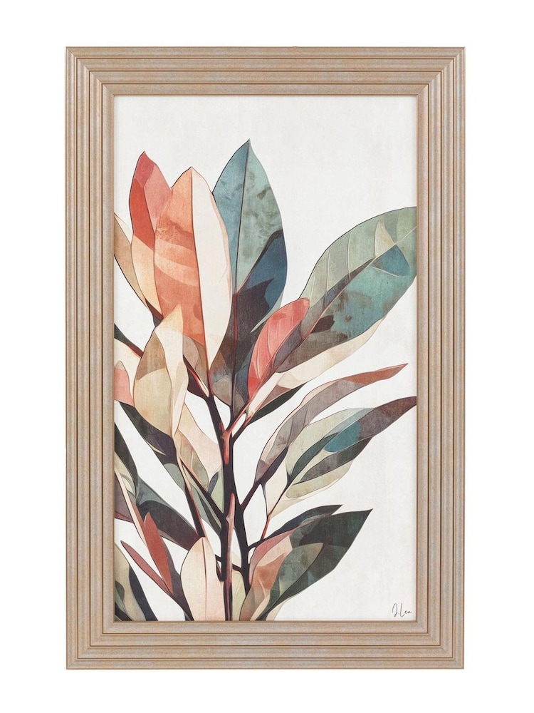 Gallery Home Multicoloured Natural Serenity Framed Canvas - Image 1 of 2