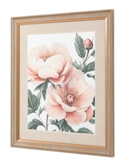 Gallery Home Multicoloured Peony Blossoms Framed Art - Image 2 of 2