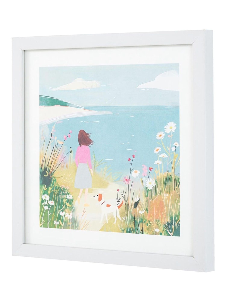 Gallery Home Multicoloured Shoreline Companions Framed Art - Image 2 of 2