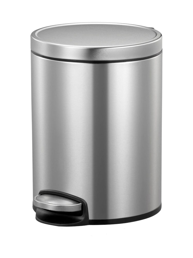 Eko Stainless Steel Eva Bathroom Bin 5L - Image 2 of 5