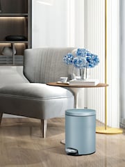 Eko Titanium Blue Eva Bathroom Bin 5L - Image 1 of 6