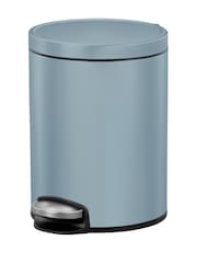 Eko Titanium Blue Eva Bathroom Bin 5L - Image 2 of 6