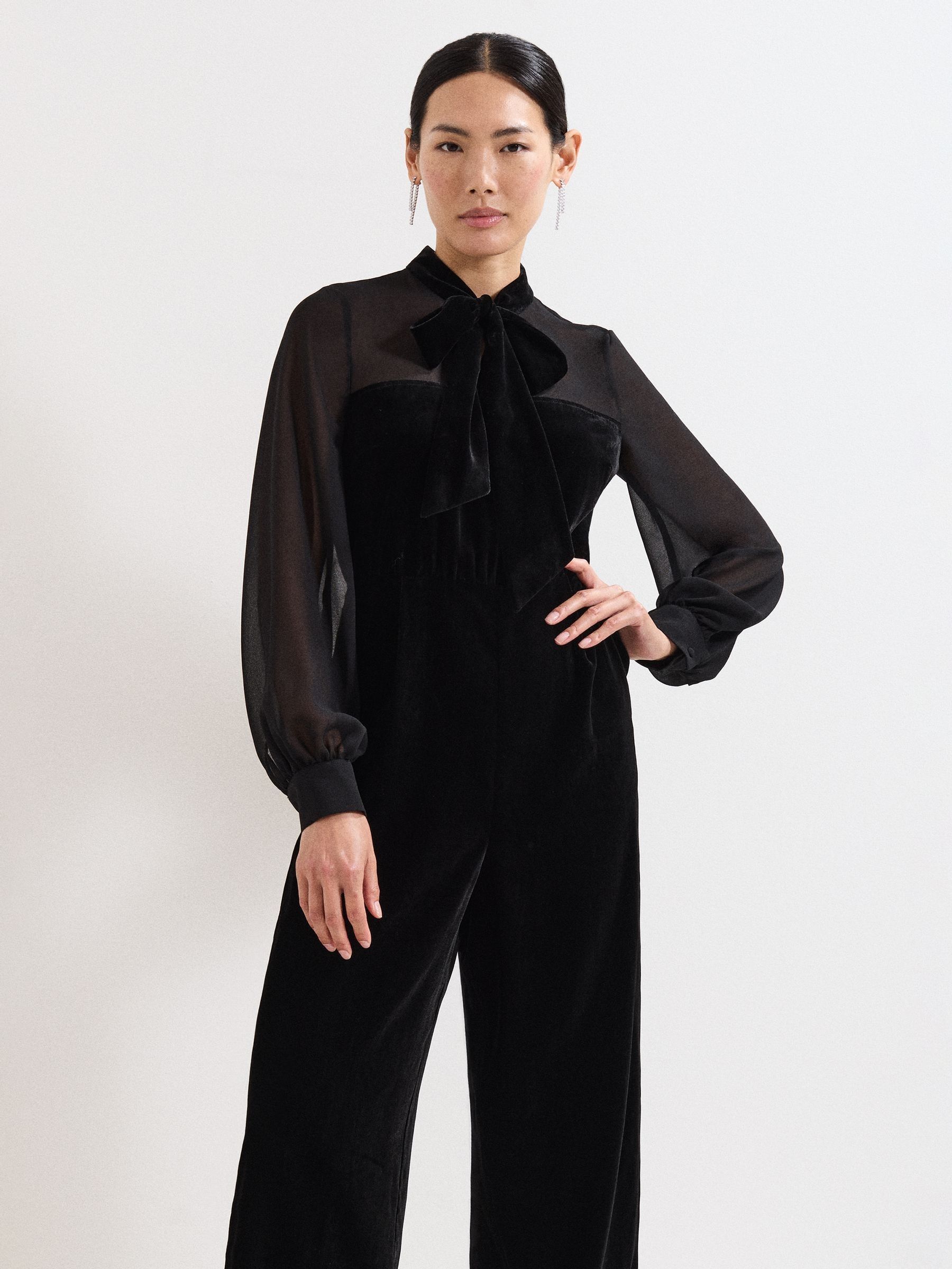 Buy Phase Eight Black Petite Magie Jumpsuit from Next USA