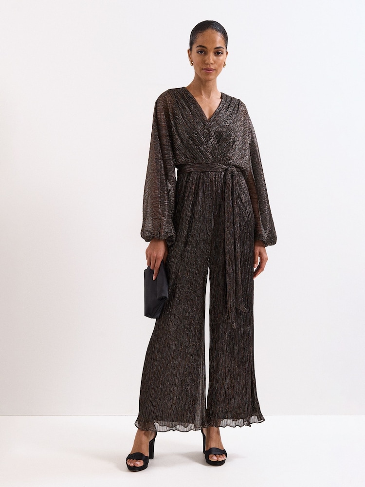 Phase Eight Gold Rachel Jumpsuit - Image 1 of 6