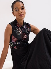 Phase Eight Black Petite Lela Dress - Image 4 of 7