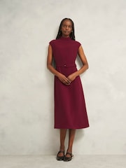 Hobbs Red Leslie Dress - Image 1 of 4