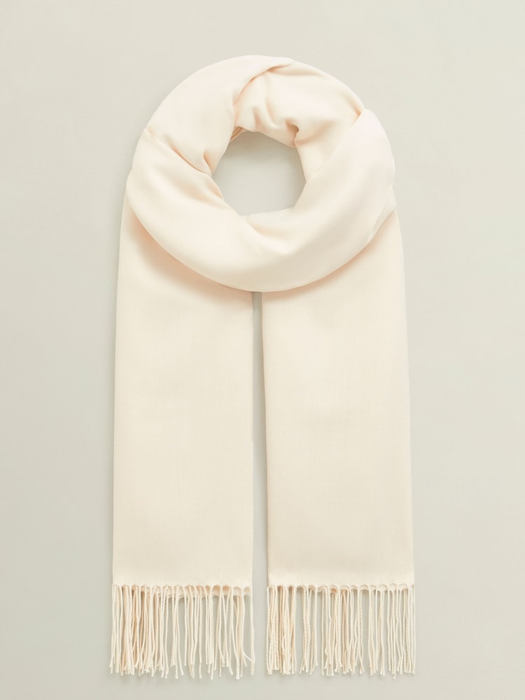 Hobbs White Matilda Scarf - Image 3 of 3