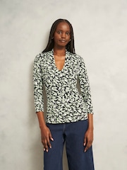Verde - Blusa estampada Hobbs Aimee - Imagem 1 de 4