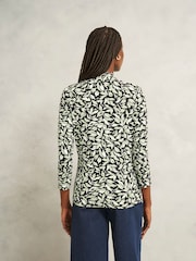 Verde - Blusa estampada Hobbs Aimee - Imagem 2 de 4