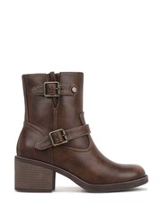 Blowfish Malibu Regular Fit Maeve Biker Brown Boots - Imagem 1 de 7