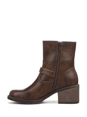 Blowfish Malibu Regular Fit Maeve Biker Brown Boots - Imagem 3 de 7