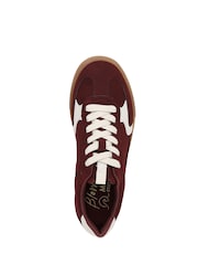 Blowfish Malibu Regular Fit Red Tastic Lace Up Trainers - Image 6 of 7