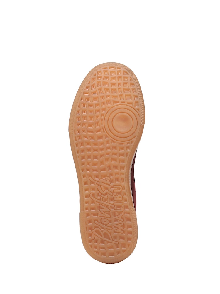 Blowfish Malibu Regular Fit Red Tastic Lace Up Trainers - Image 7 of 7