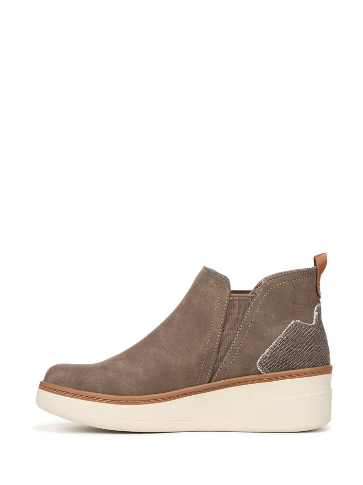 Blowfish Malibu Regular Fit Grey Charming Wedge Ankle Boots - Image 2 of 7 Blowfish Malibu Regular Fit Grey Charming Wedge Ankle Boots - Image 2 of 7
