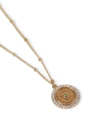 Aela Diamond Simulant Birthstone Multirow Necklace - Image 2 of 2