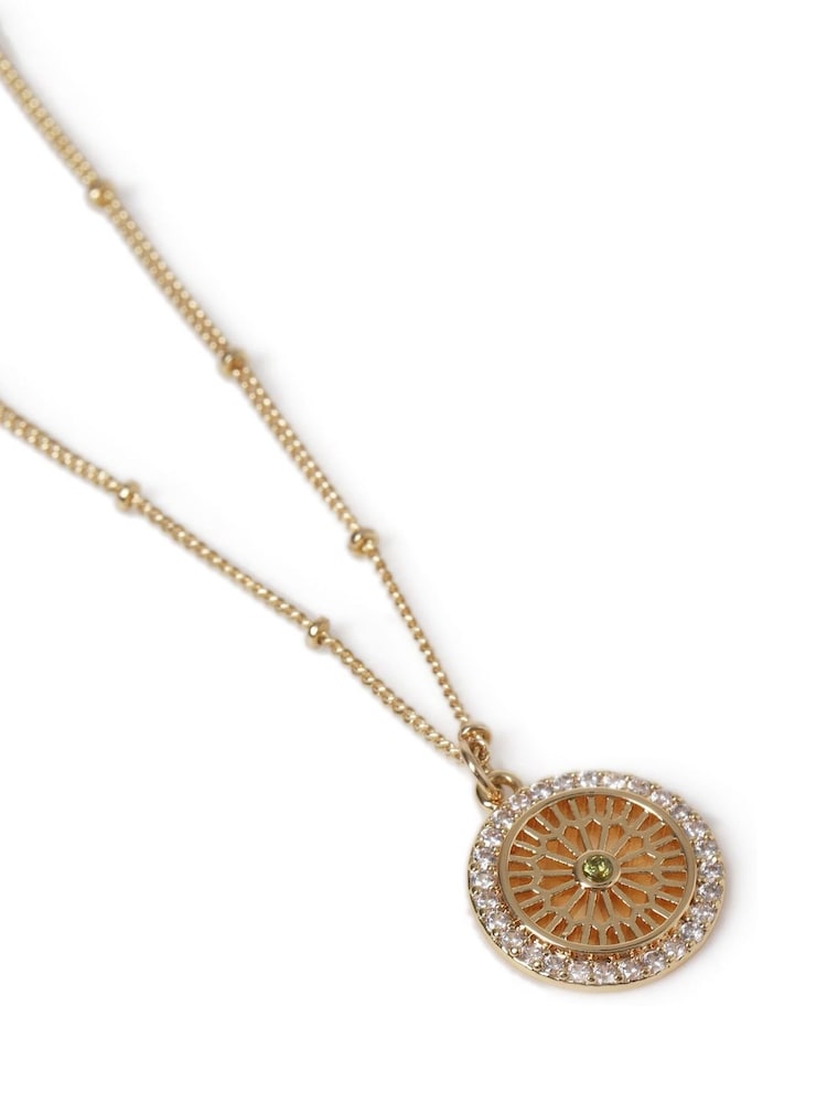 أغسطس - Aela Diamond Simulant Birthstone Multirow Necklace - صورة 2 من 2 أغسطس - Aela Diamond Simulant Birthstone Multirow Necklace - صورة 2 من 2