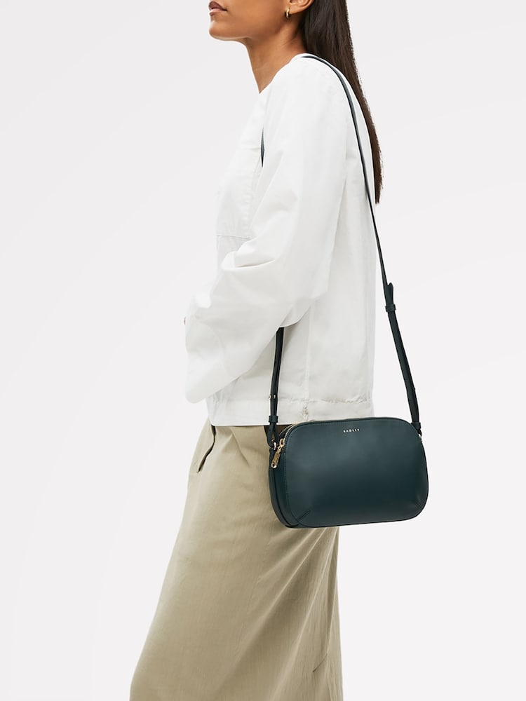 Radley Medium Green Dukes Place Zip Top Cross-Body Bag - Image 5 of 5