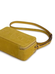 Radley Calvert Road Suede Micro Zip Around Cross-Body Brown Bag - Image 5 of 6