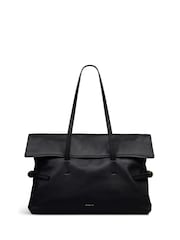Radley Medium Fleet Street Flapover Shoulder Black Bag - Image 1 of 5