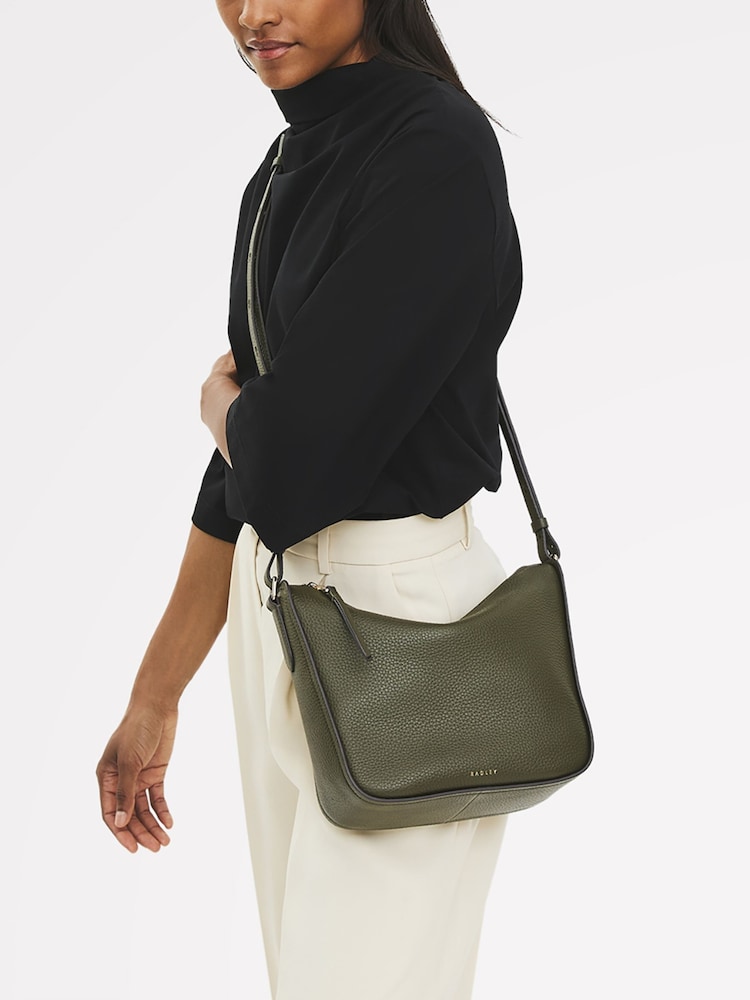 Radley Medium Green Street Zip-Top Cross-Body Bag - Image 5 of 5
