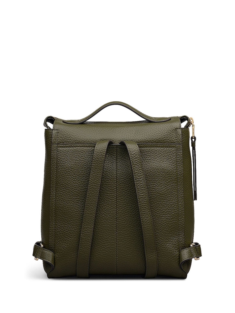 Radley Small Oak Street Zip Top Brown Backpack - Image 2 of 5