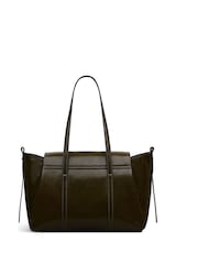Radley Medium Green The Chancery High Shine Flapover Shoulder Bag - Image 2 of 5