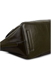 Radley Medium Green The Chancery High Shine Flapover Shoulder Bag - Image 4 of 5