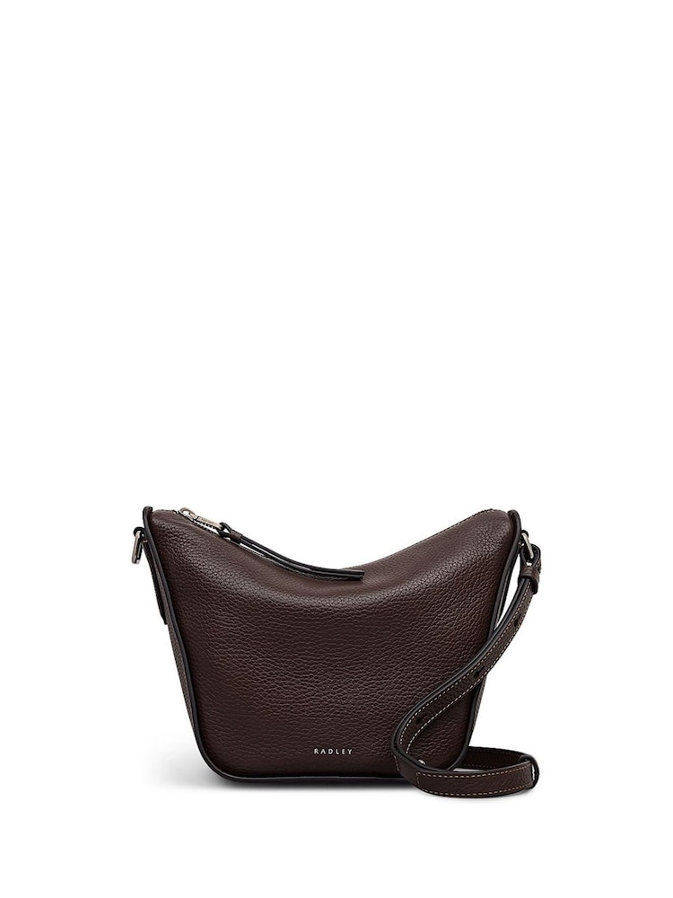 Radley Small Oak Street Zip-Top Cross-Body Brown Bag - Image 1 of 5 Radley Small Oak Street Zip-Top Cross-Body Brown Bag - Image 1 of 5