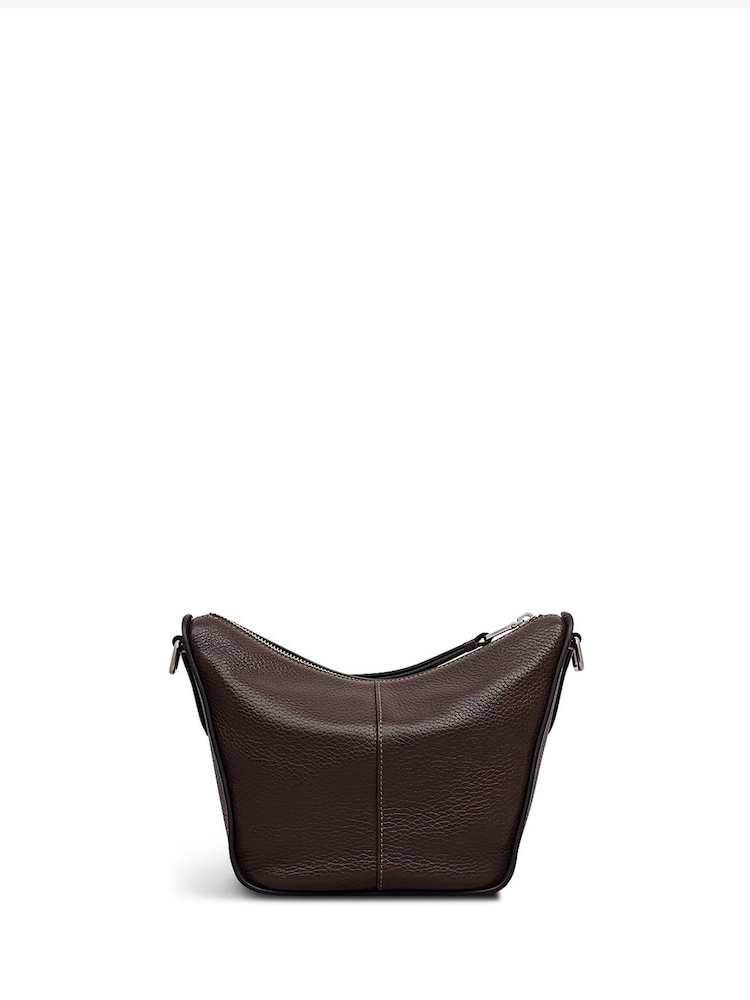 Radley Small Oak Street Zip-Top Cross-Body Brown Bag - Image 2 of 5 Radley Small Oak Street Zip-Top Cross-Body Brown Bag - Image 2 of 5