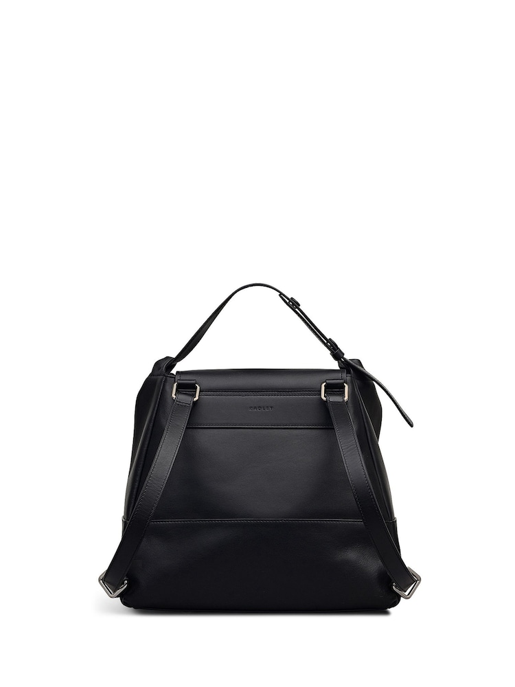 Radley Medium The Portobello Drawstring Black Backpack - Imagen 2 de 6