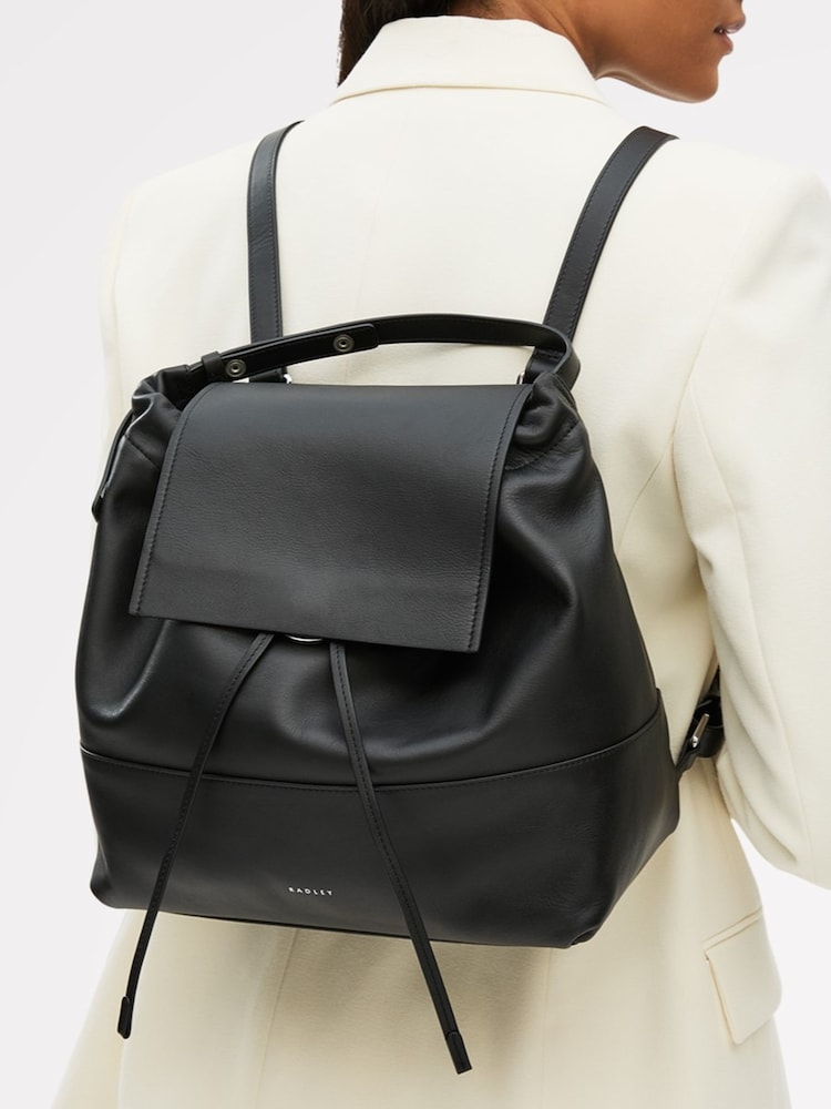 Radley Medium The Portobello Drawstring Black Backpack - Imagen 6 de 6
