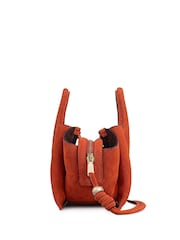 Radley Small Red The Romilly Suede Ziptop Grab Bag - Image 5 of 8