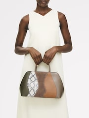 Radley Medium Grey Liverpool Street Patchwork Ziptop Grab Bag - Slika 1 iz 6
