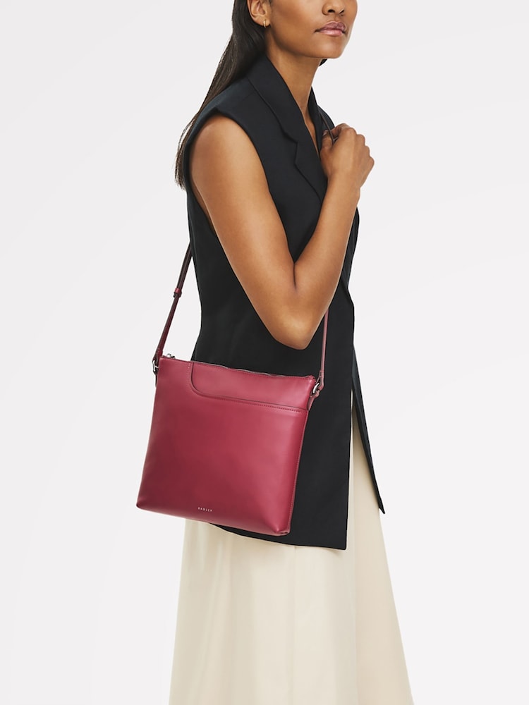 Radley Large Green Pockets Zip Top Cross-Body Bag - Image 2 of 5 Radley Large Green Pockets Zip Top Cross-Body Bag - Image 2 of 5