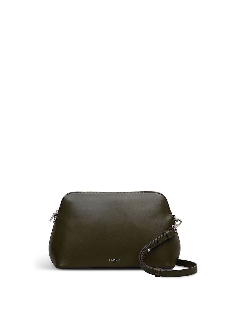 Radley Medium Green Liverpool Street Ziptop Cross-Body Bag - Image 1 of 5 Radley Medium Green Liverpool Street Ziptop Cross-Body Bag - Image 1 of 5