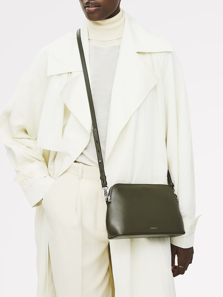 Radley Medium Green Liverpool Street Ziptop Cross-Body Bag - Image 5 of 5 Radley Medium Green Liverpool Street Ziptop Cross-Body Bag - Image 5 of 5