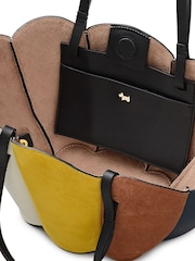 Radley Small The Lily Patchwork Open Top Grab Brown Bag - Image 4 of 7