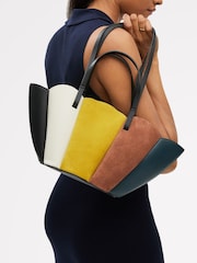 Radley Small The Lily Patchwork Open Top Grab Brown Bag - Image 7 of 7