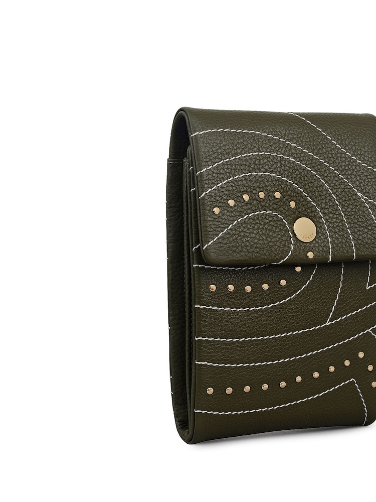 Radley Medium Green Mallow Street Stud Phone Cross-Body Bag - Image 4 of 4 Radley Medium Green Mallow Street Stud Phone Cross-Body Bag - Image 4 of 4