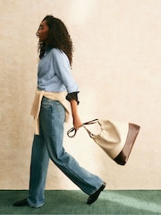 Radley Large The Portobello Drawstring Shoulder White Bag - Image 10 of 11
