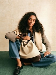 Radley Large The Portobello Drawstring Shoulder White Bag - Image 8 of 11