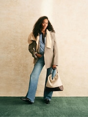 Radley Large The Portobello Drawstring Shoulder White Bag - Image 9 of 11