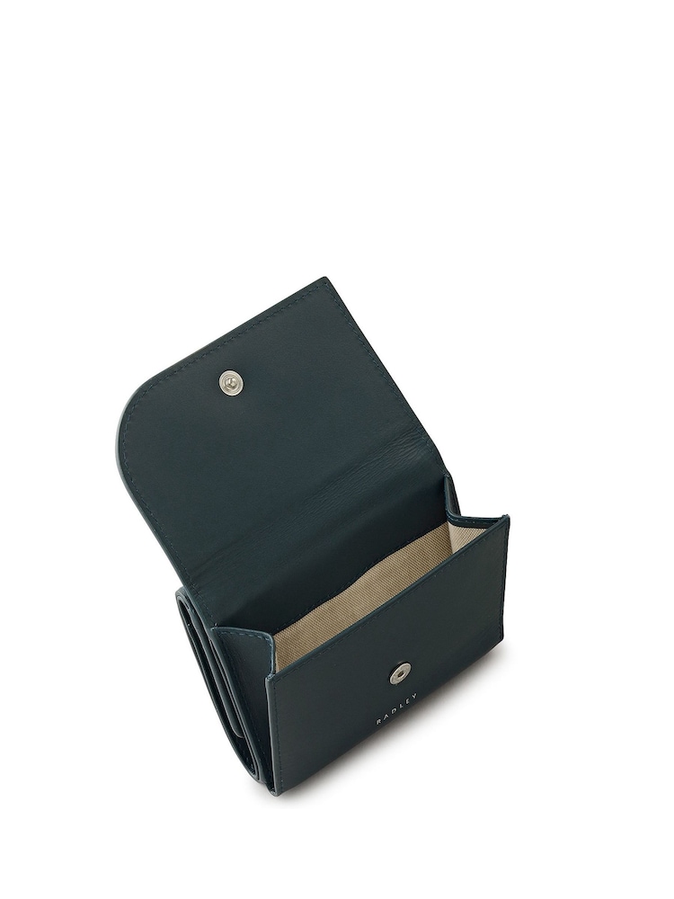 Radley Small Green Pockets Trifold Purse - Image 4 of 4 Radley Small Green Pockets Trifold Purse - Image 4 of 4
