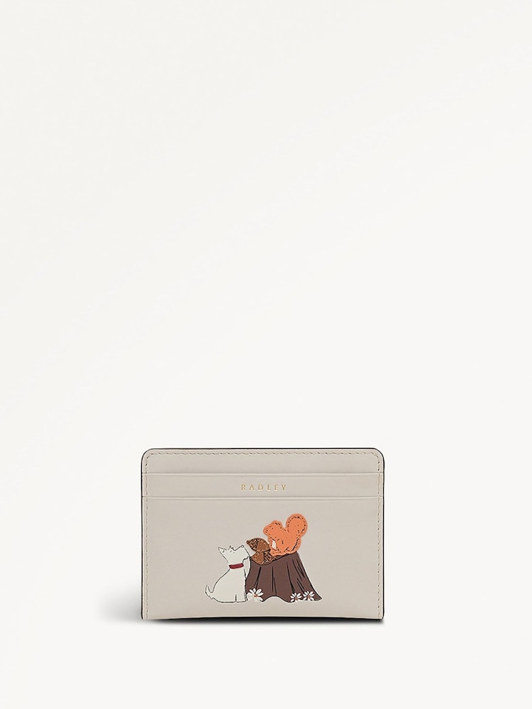 Radley Small Autumn Leaves White Card Holder - Image 1 of 3