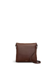 Radley Large Pockets Texture Zip Top Cross-Body Brown Bag - Imagen 1 de 4