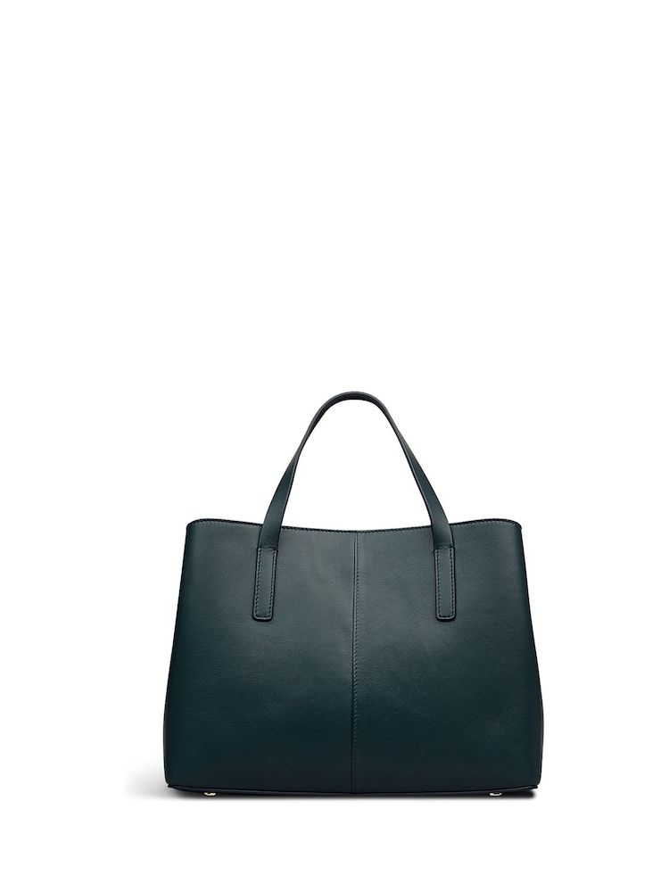 Radley Medium Green Dukes Place Zip Top Grab Bag - Imagen 2 de 6