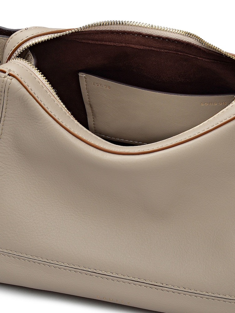 Radley Medium Hope Gardens Ziptop Shoulder Black Bag - Image 6 of 6